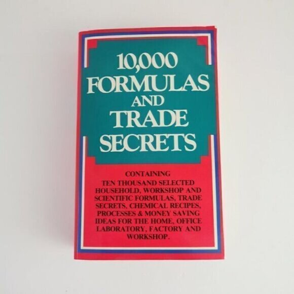 1981 Checkerbooks 10,000 Formulas and Trade Secrets Book, Vintage Chemicals - Picture 3 of 10